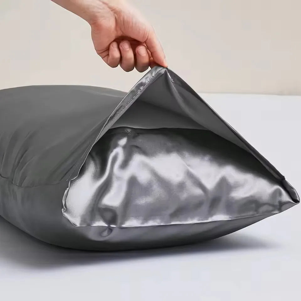 Emberna Mulberry Satin Pillowcase — view 2
