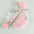 Emberna Rose Quartz Facial Roller & Gua Sha Set — view 11