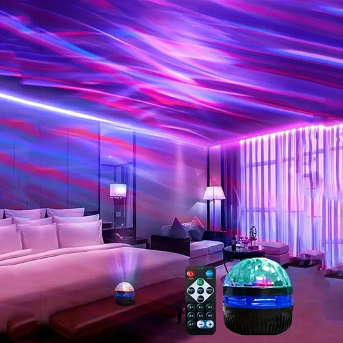Emberna Galaxy Projector — aurora night light projecting stars