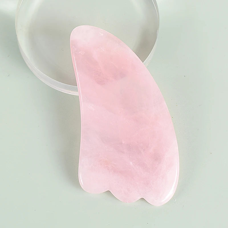 Emberna Rose Quartz Facial Roller & Gua Sha Set — view 10